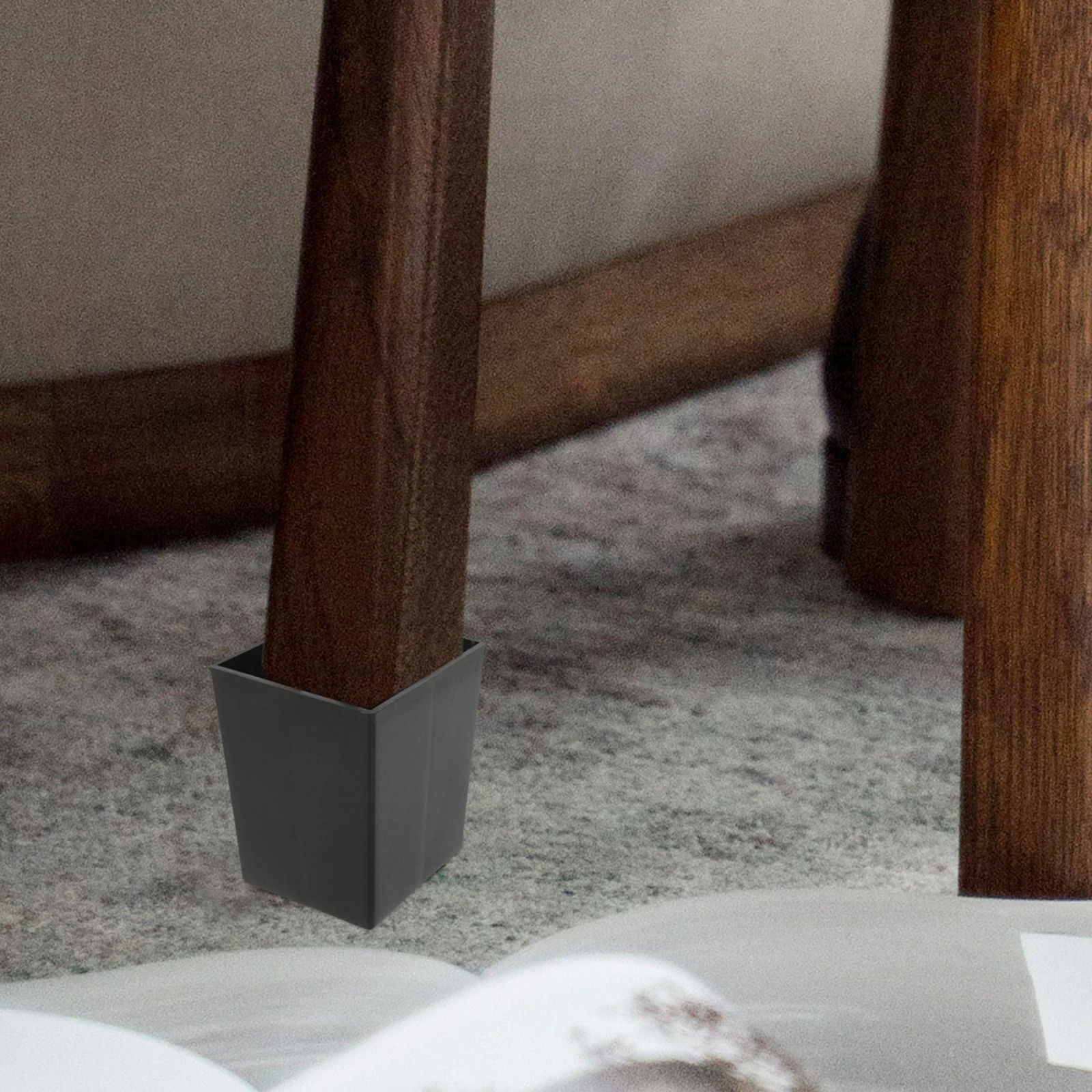 

4pcs Legs 8cm High Durable Plastic Furniture Legs For Chair Leveler Pads for Sofa Table Chair Kitchen Cabinet