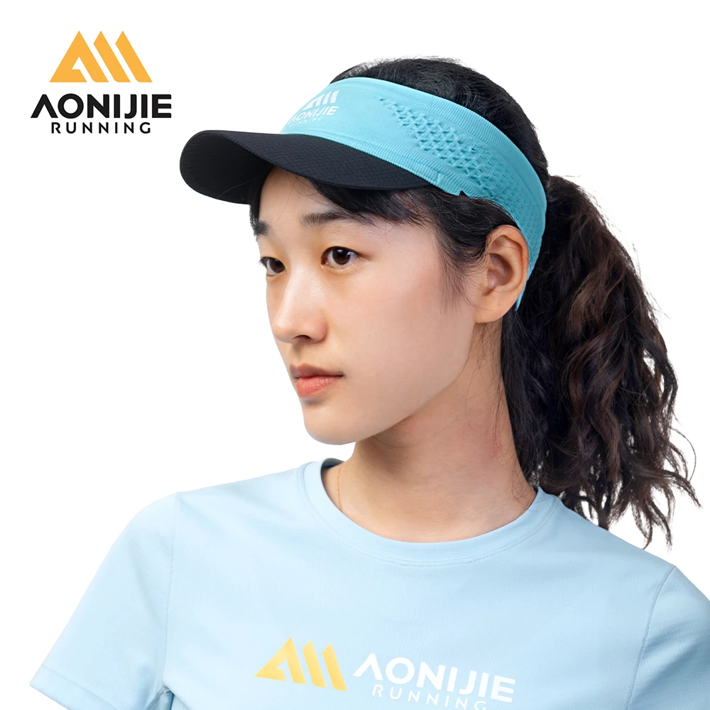 AONIJIE E4619 Sport Sun Visor Hat Elastic Empty Top Baseball Cap for Women and Men Sun Protection