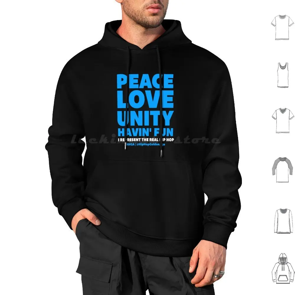 Je représente les fans sweats à capuche à manches longues le vrai Hip Hop