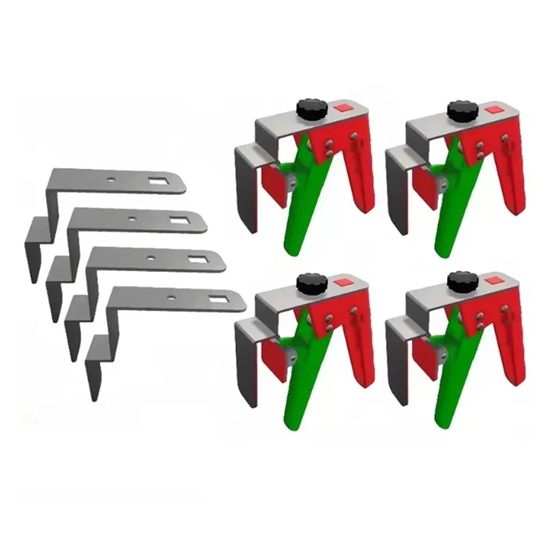 Abnm clipe de montagem de painel de carpintaria, braçadeira de instalação de armário ajustável, gabarito de hardware, gabinete de carpintaria, auxiliar diy