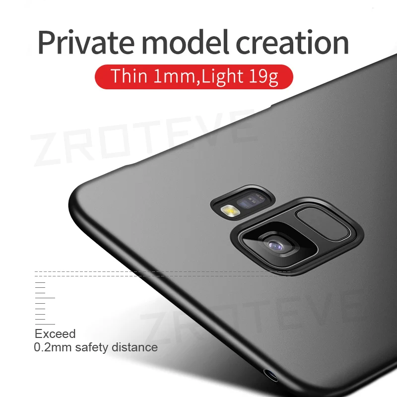 Zroteve-Samsung Galaxy s9、s8 plus、s9 plus、s8 plus、s8 plus、s8 plus、s8 plus用の超薄型ハードケース