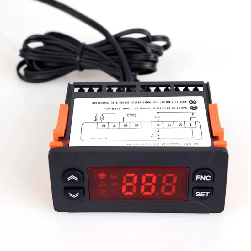 ETC-961  Temperature Controller Microcomputer Digital Thermostat Refrigeration With Alarm 220V NTC Sensor
