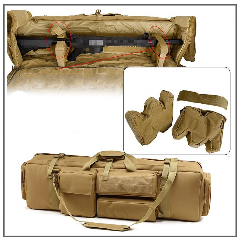 Military Hunting Tactical Gun Bag Outdoor Multifunctional Fishing Gear Storage Bag Fishing Bag Nylon Portable Rod Backpack