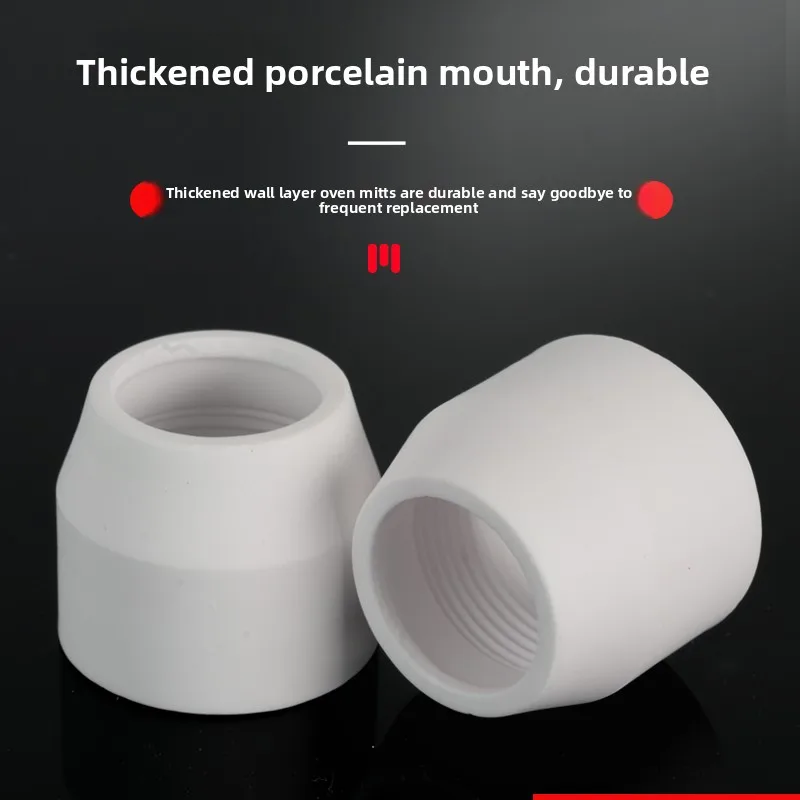 

10pcs p80 retaining cap ceramic cup protective shield/cap and electrode for P80 Plasma Cutting Nozzle torch