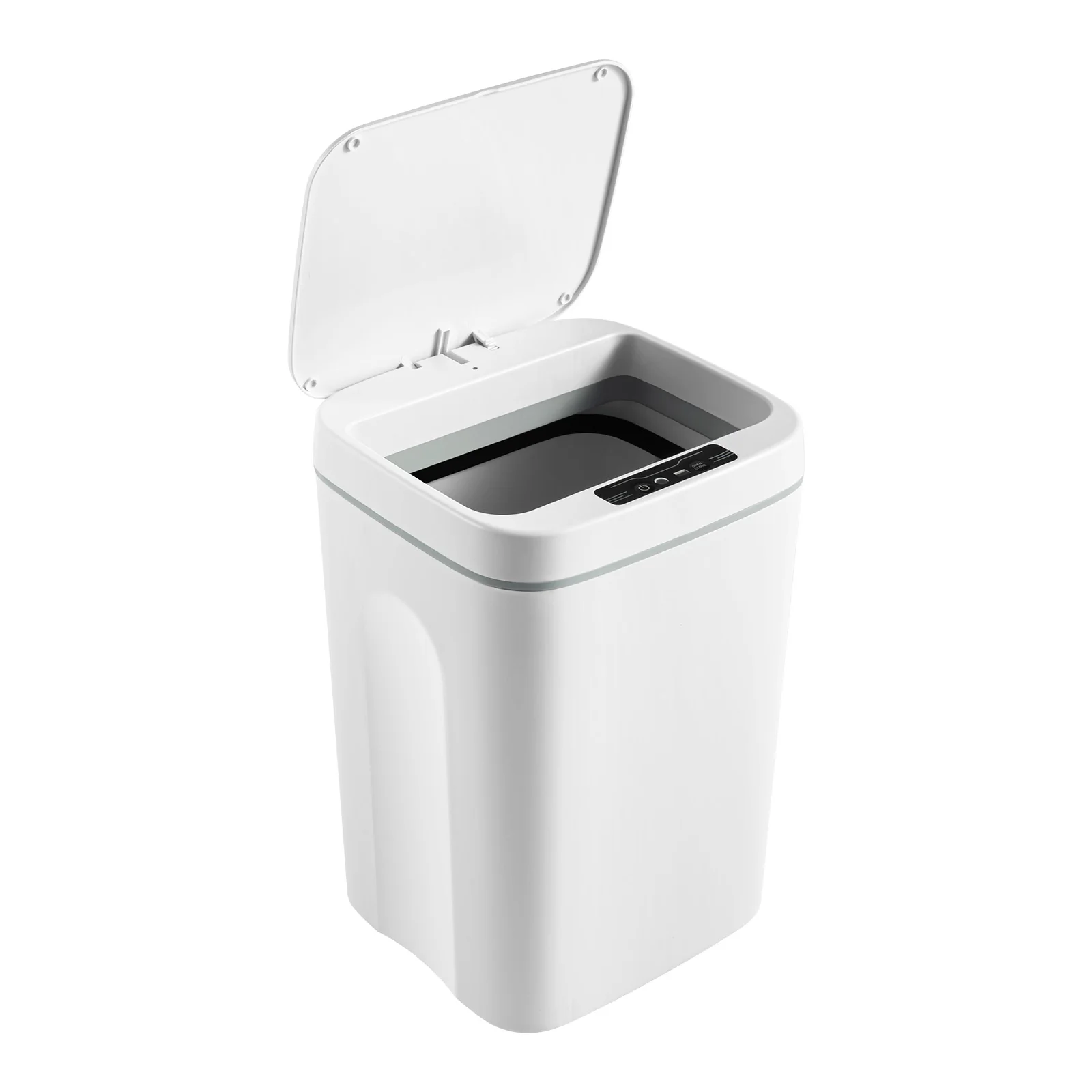 16L Smart Sensor Trash Can 0.3 Touchless Sensor Waterproof Trash Can Built-in LED Lighting For Kitchen,Bedroom,Bathroom