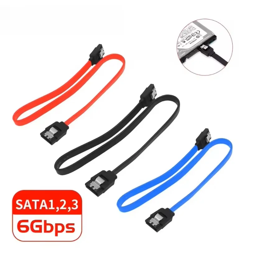 Solid State Hard Disk SATA Cable 3.0 - Flexible Multi-Spec Serial Data Link for SATA Devices