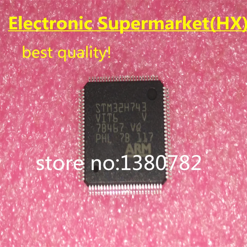 

Free Shipping 10pcs-50pcs STM32H743VIT6 STM32H743 LQFP-100 New original IC In stcok!