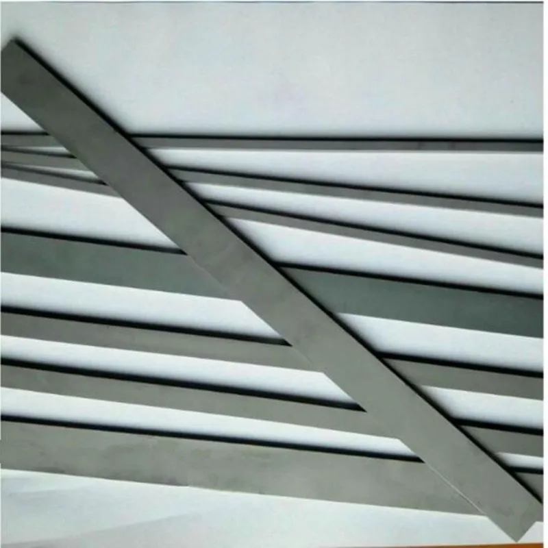 2x18x300mm blade material carbid Steel Tungst material Strip alloy bar parts YG8 tungsten steel