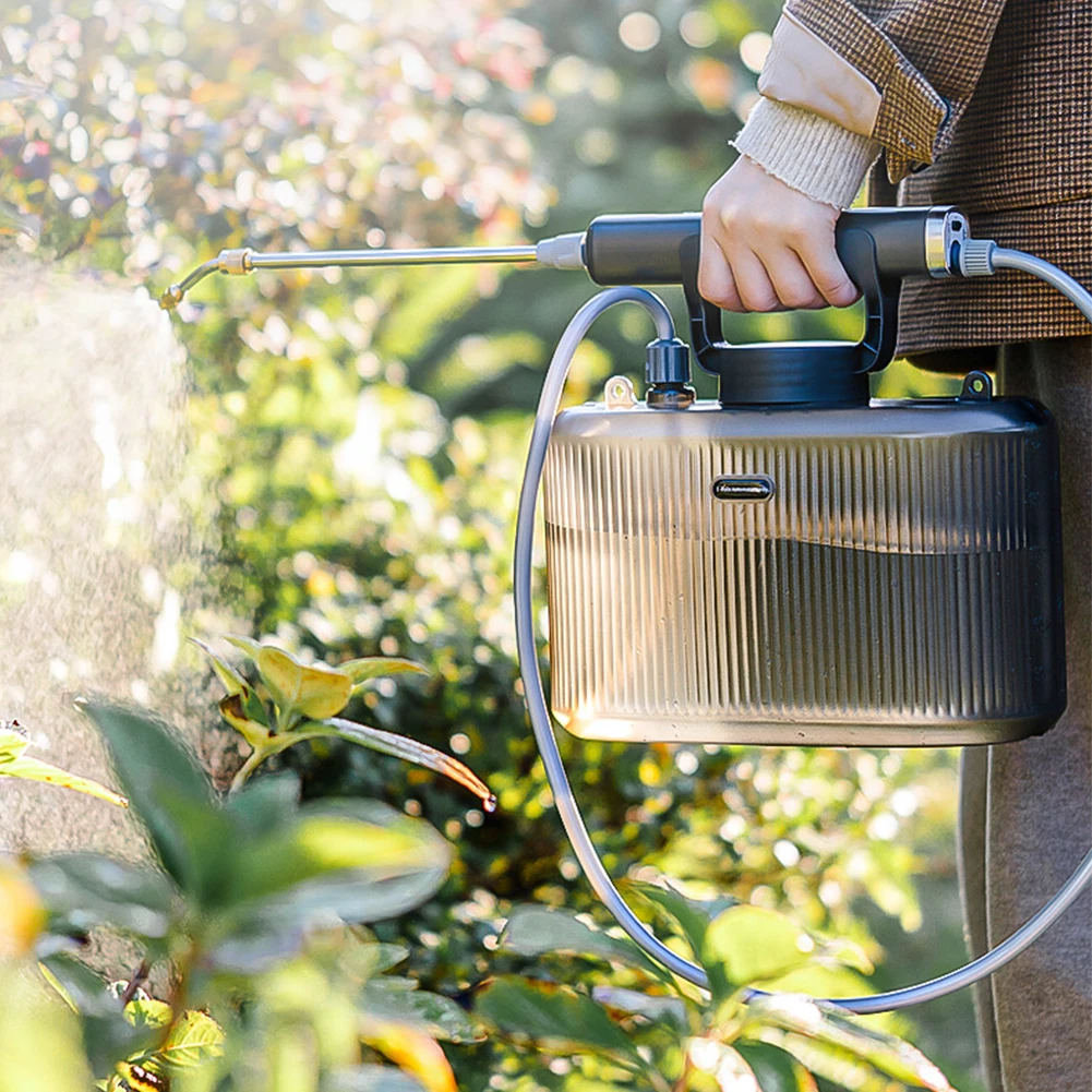 5L電動噴霧器、伸縮式ワンド付きガーデン灌漑園芸工具、農業用電動ナップサック噴霧器