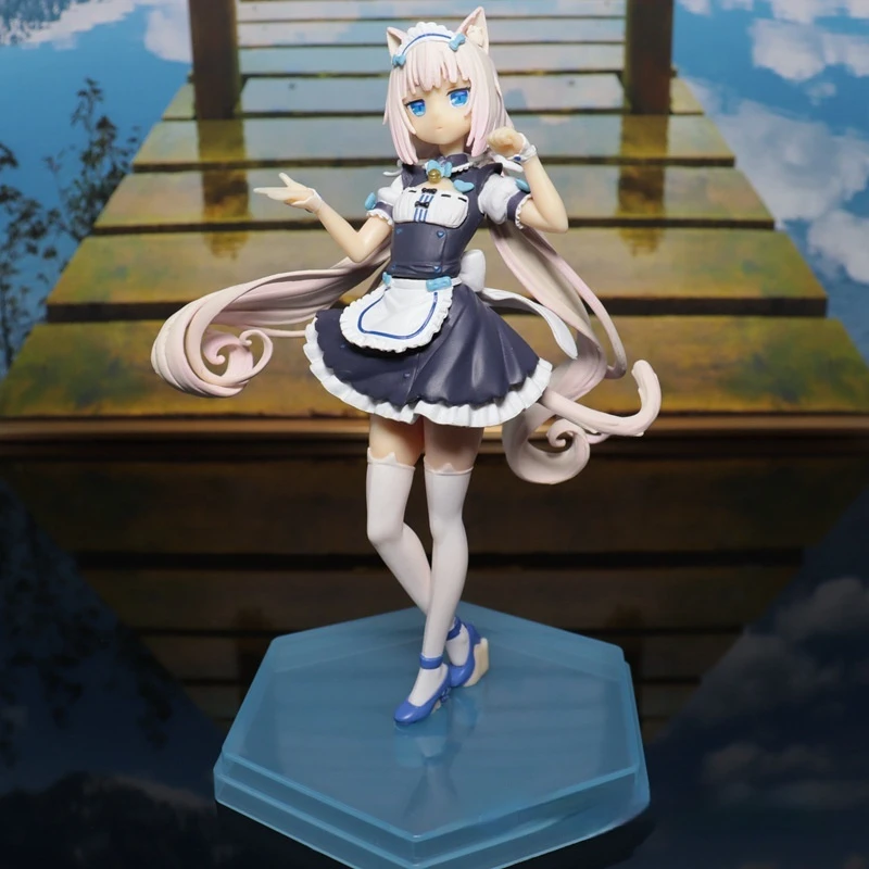 Nekopara Chocola Vanilla KO Action Figure Cute Character Models Desktop Ornaments Trendy Toys Kawaii Chassis Statue Otaku Gift view 6