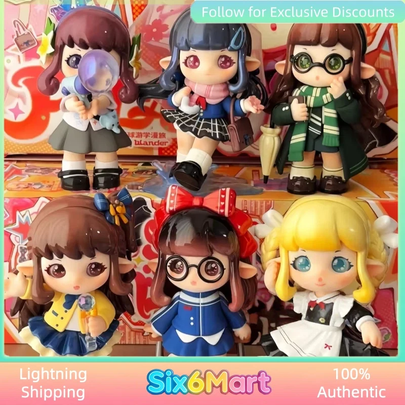 

FIILA Global Study Wander Series Blind Box Mystery Box Caixa Caja Dolls Gift Desktop Ornament Anime Figure Toys