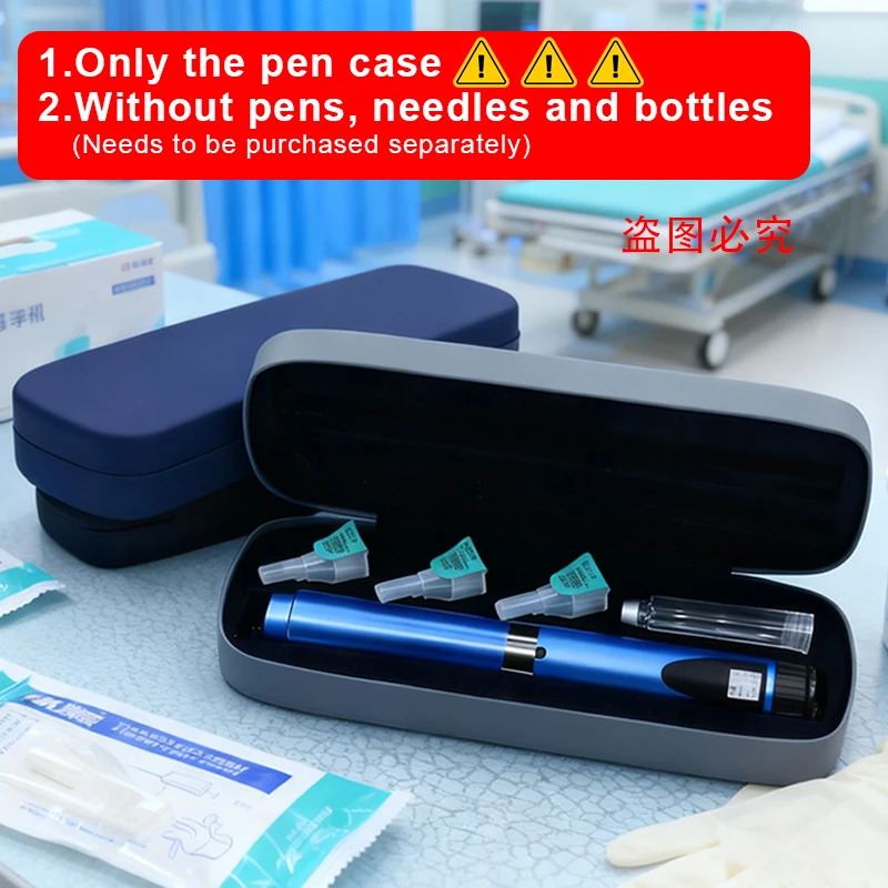 V1/V2 Injection Pen Case Custom Durable Medical Storage Box for 3ml Cartridge Insulin and GLP1 Reusable Disposable Pen