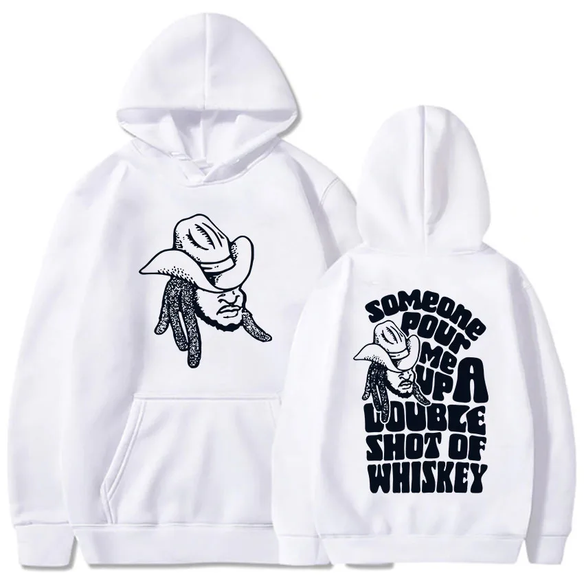 A Bar Song Shaboozey Hoodies para homens, moletons de manga comprida, moda vintage, pulôveres gráficos, streetwear unissex