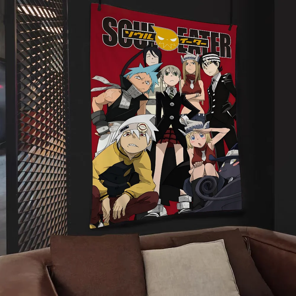 Anime SOUL EATER Wall Tapestry Home Decoration Hippie Bohemian Decoration Divination INS Home Decor