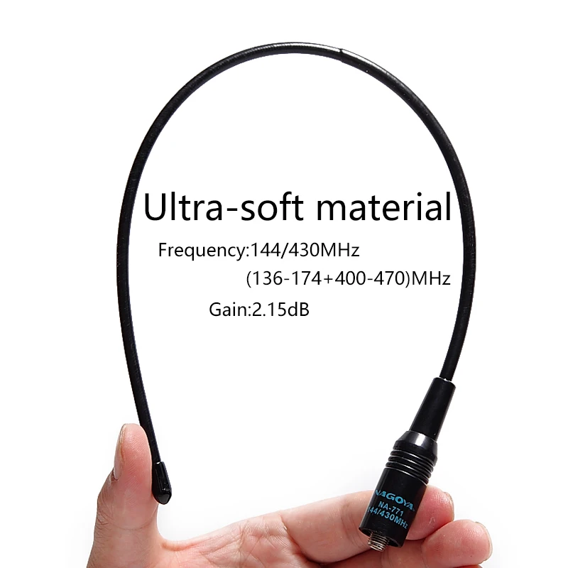 Nagoya Walkie-Talkie Antenna SMA-F NA-771 VHF UHF Dual Band for Walkie Talkie Radio Kenwood Baofeng UV 5R 888S UV82 144/430Mhz