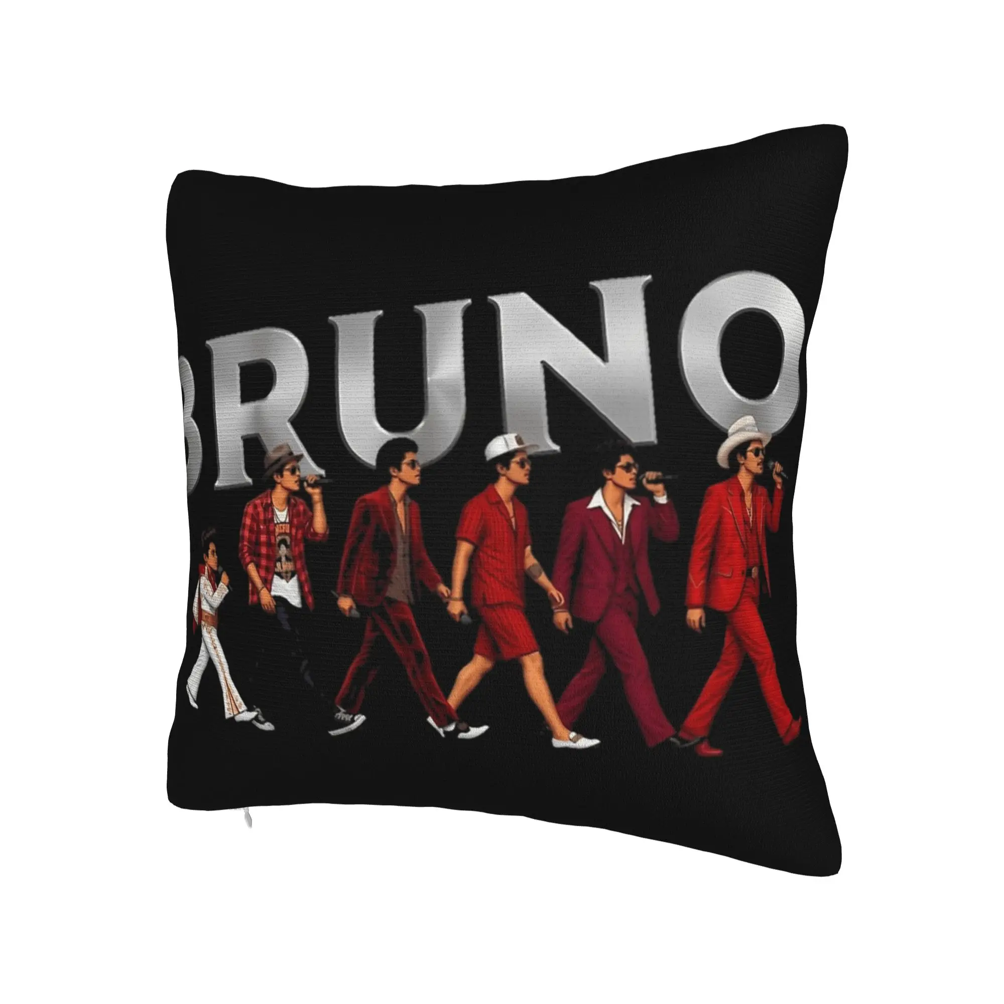Decorative Pillow Cover Bruno Mars Romantic Tour 2026 Stuff Seater  Pillow Case Cover Zipper Multiple Sizes