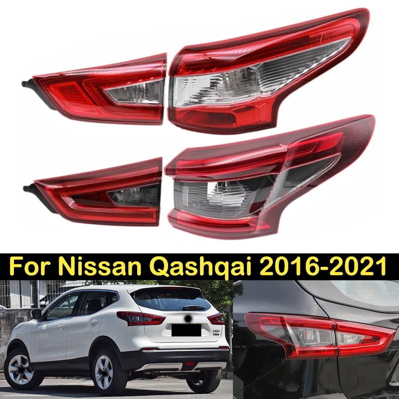 

DECHO Taillight For Nissan Qashqai 2016 2017 2018 2019 2020 2021 Brake Light Rear bumper Taillights taillamps tail light