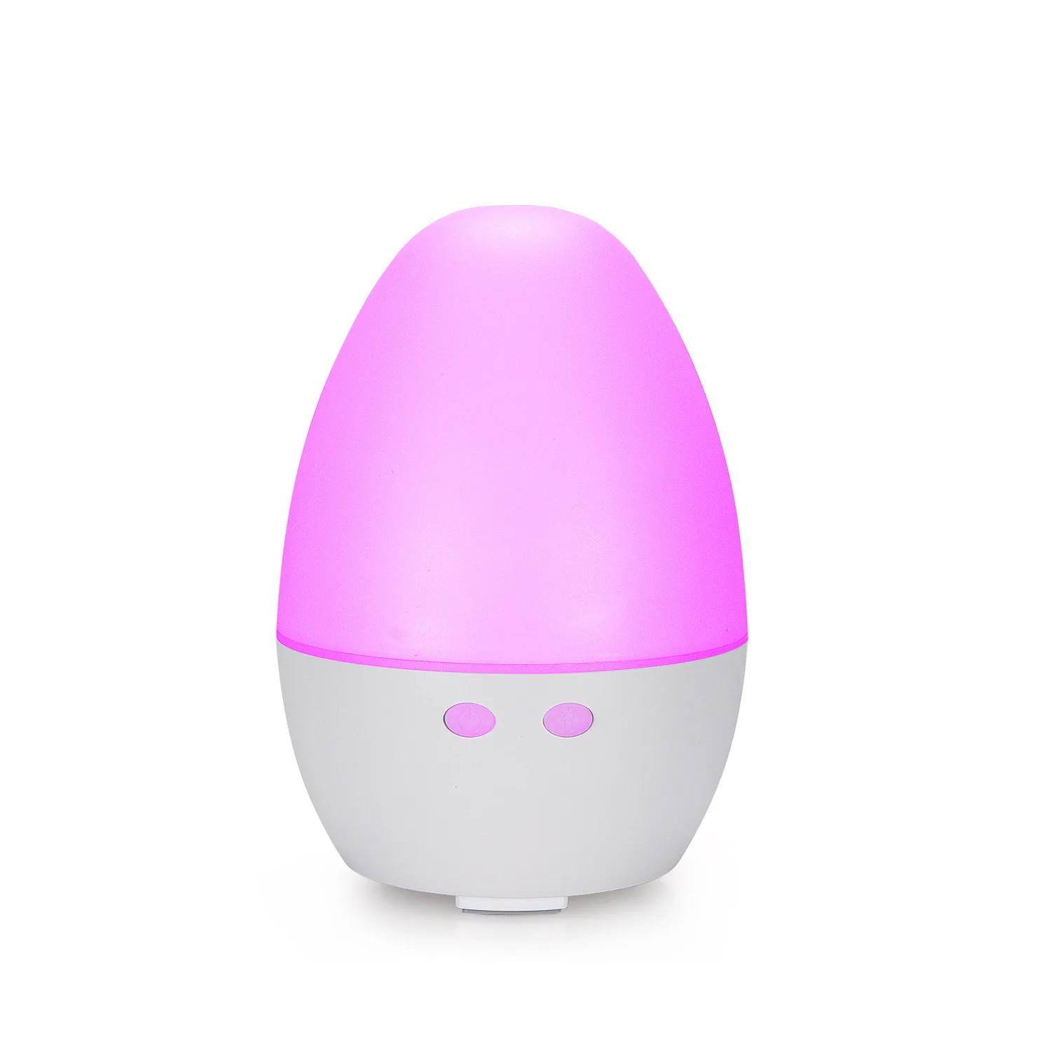 Mini Egg Shaped Humidifier Wood Grain Essential Oil Diffuser 7 Color LED Night Light USB Aroma Mist Maker Gift for Home Office