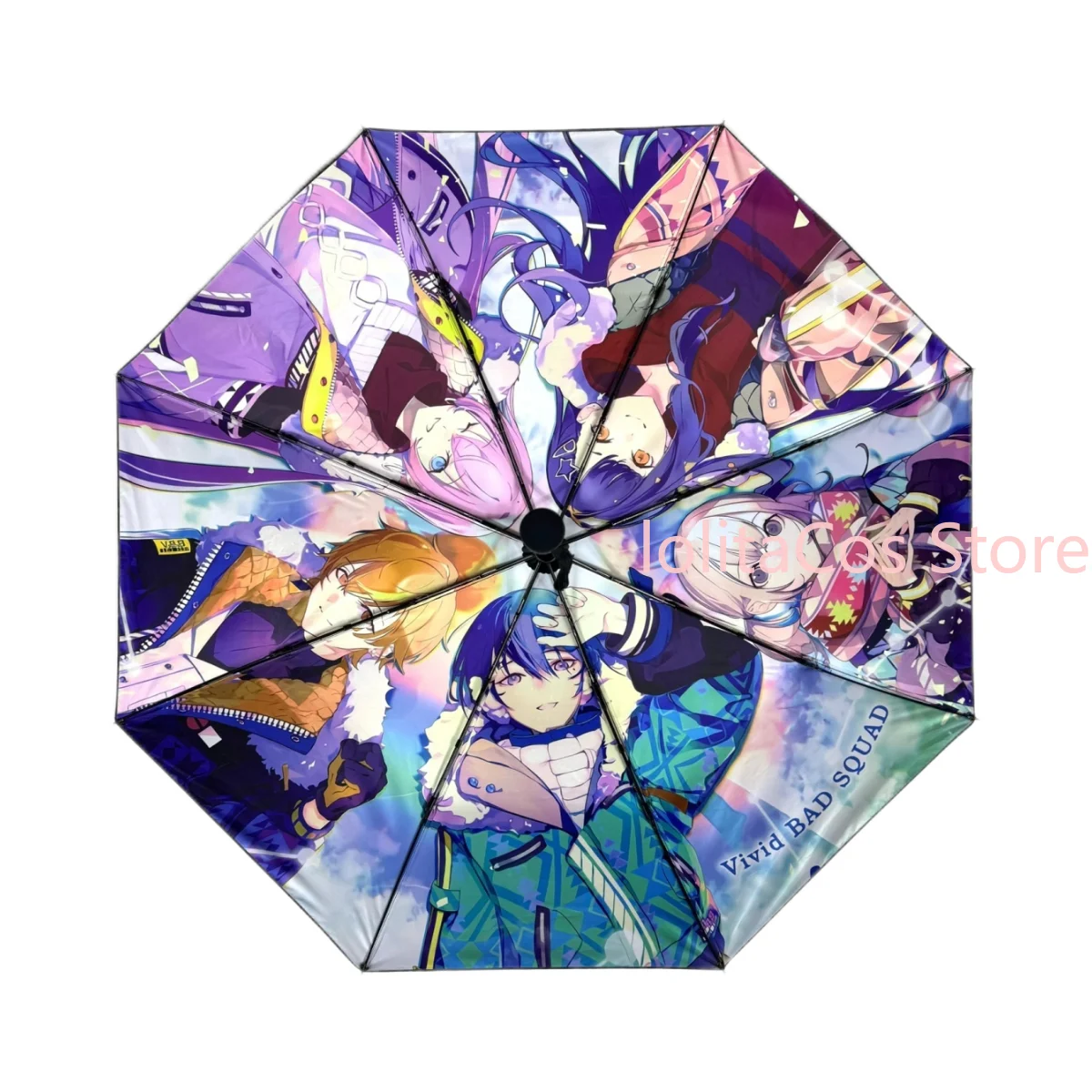 Pjsk VBS Shinonome Akit Aoyagi Toya  Outdoor Sun Parasol Collapsible Rainshade Sunny Rain Dual-Use Vinyl Umbrella Birthday Gift - view 2