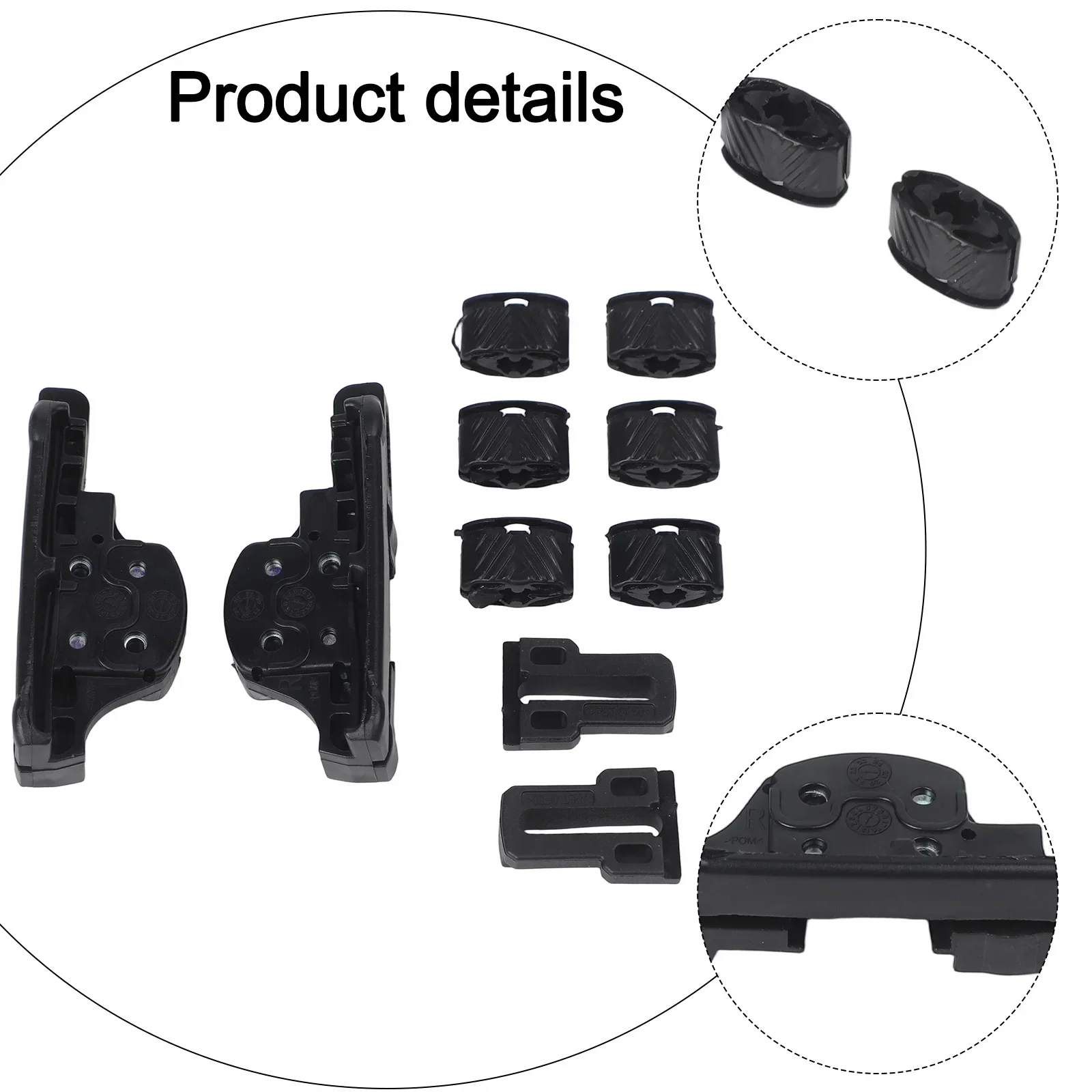Rail Clip Set Sunroof Bracket Kit 10 Piece Set OE Part Number 77368445 OE Part Number 77368446 For Jeep For Sunroof