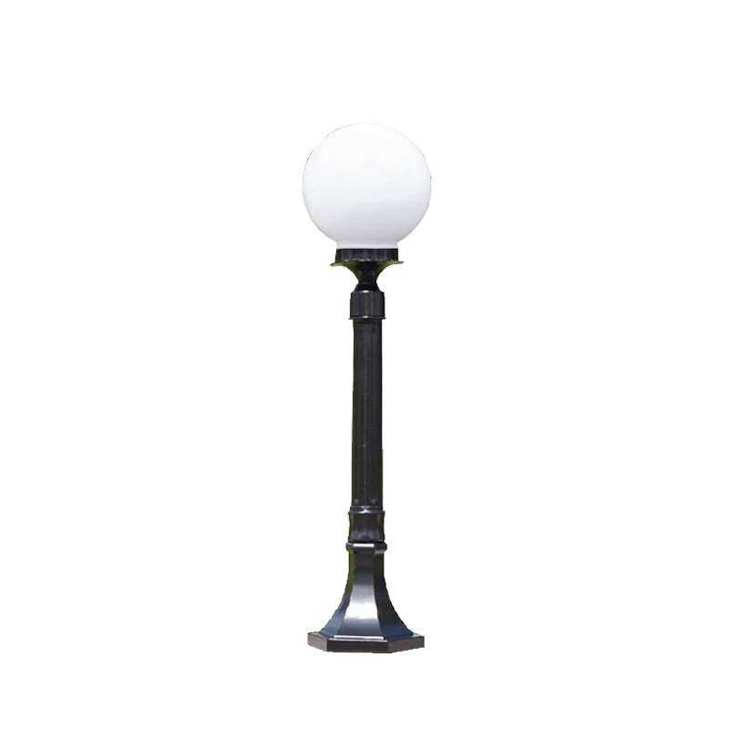 

(WECUS) 80CM European-Style Outdoor Ball Lawn Lamp, Courtyard Lawn Lamp, Villa / Community / Road Landscape Street Lamp