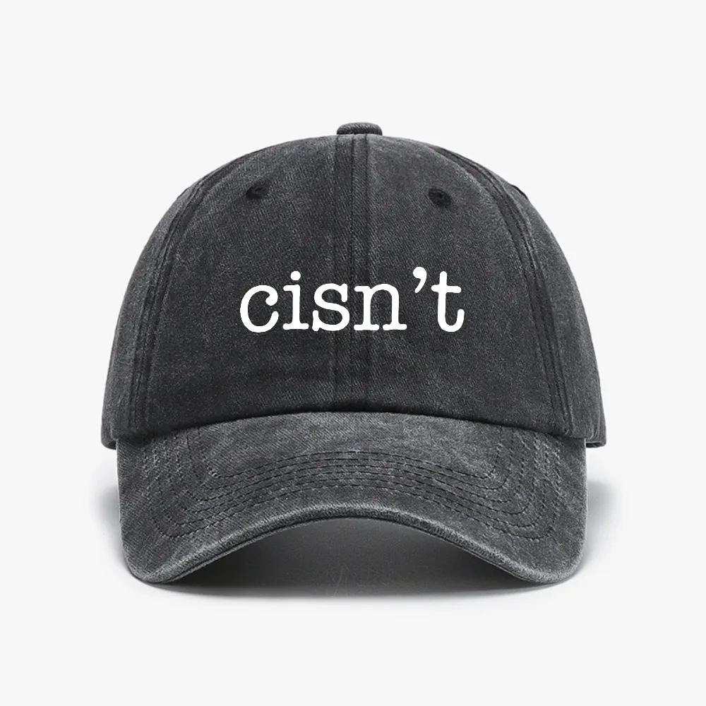 

Cisn't print Baseball Cap for Men Women Soft Washed denim hat outdoor sport adjustable hats