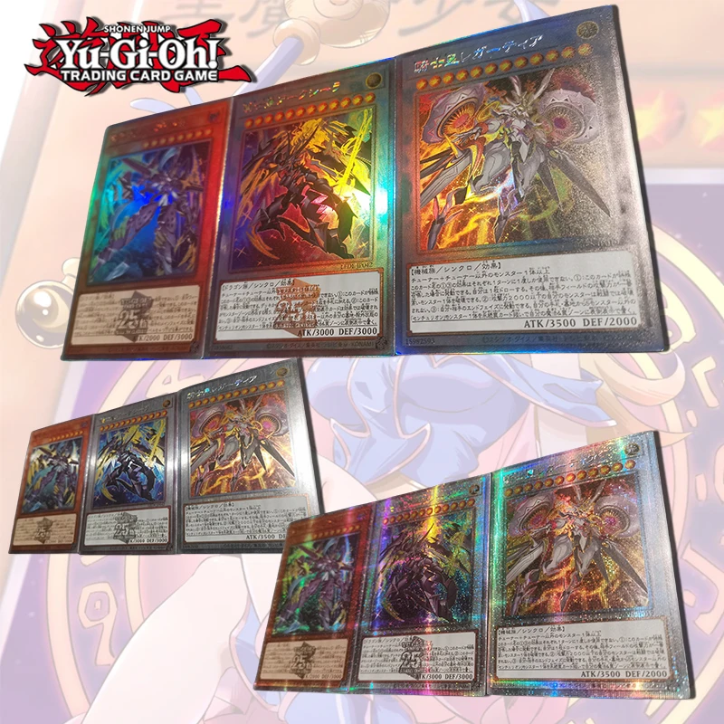 

Yu-Gi-Oh Centurion Broken gold DIY homemade color flash ACG card set boy Toy collection surprise Birthday Christmas gift