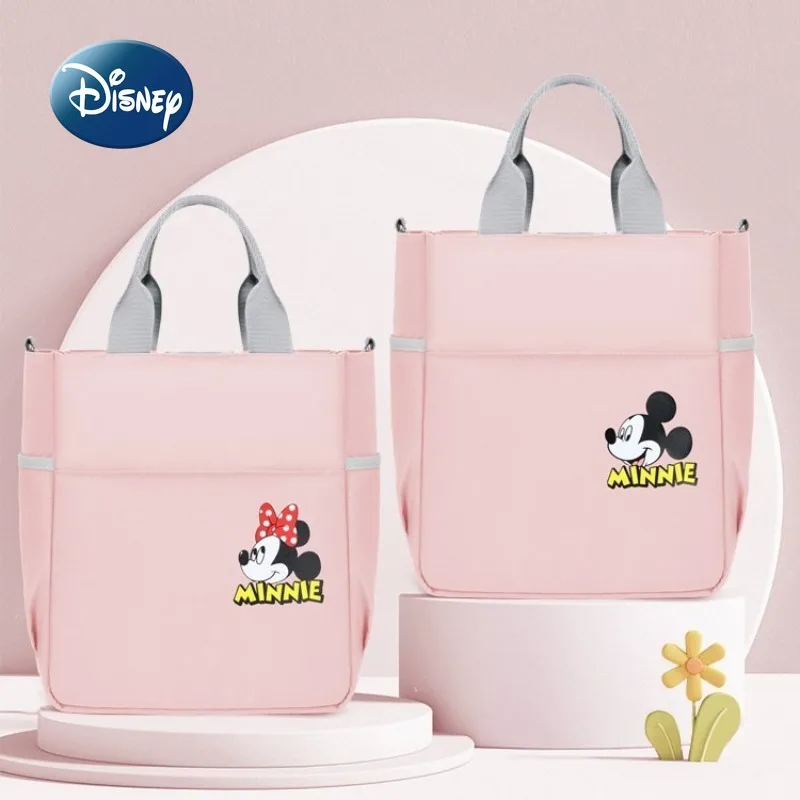

Disney Mickey New Diaper Bag Handbag Cartoon Fashion Portable Baby Diaper Bag Large Capacity Baby Products Storage Bag