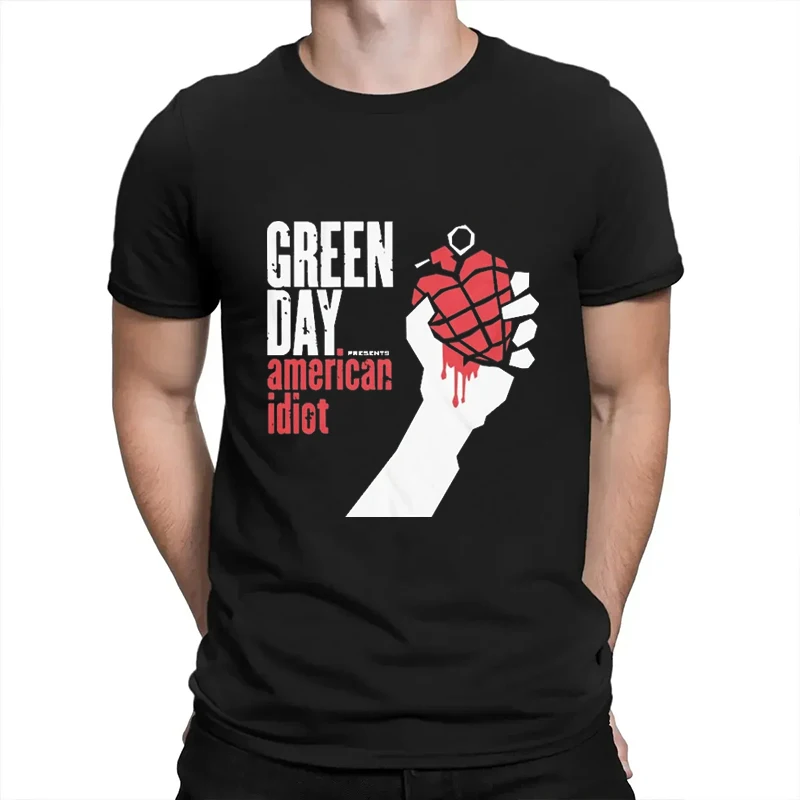 

Green Day 'American Idiot Album Cover' Pattern Men Woman T-shirts Summer Funny Streetwear Oversized Couple Clothing Comfortable