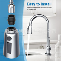 Kitchen Pull Out Faucet Sprayer Nozzle Sprayer ABS Durable Water Saving Shower Spray Head Bathroom Basin Sink Tap Replacement