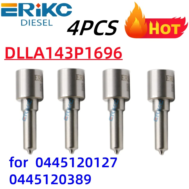 

ERIKC Nozzle DLLA143P1696 common rail injector nozzle DLLA143P1696 for Fuel Injector 0445120127 0445120389