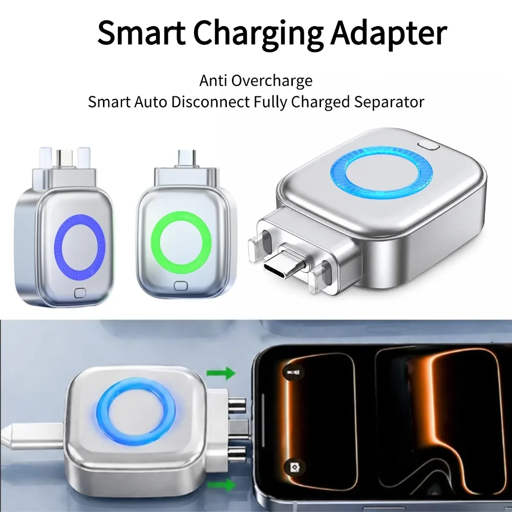 Universal 140W Type C Charging Adapter Automatic Power Off Battery Protection Separator Anti Overcharge Smart Phone Connector