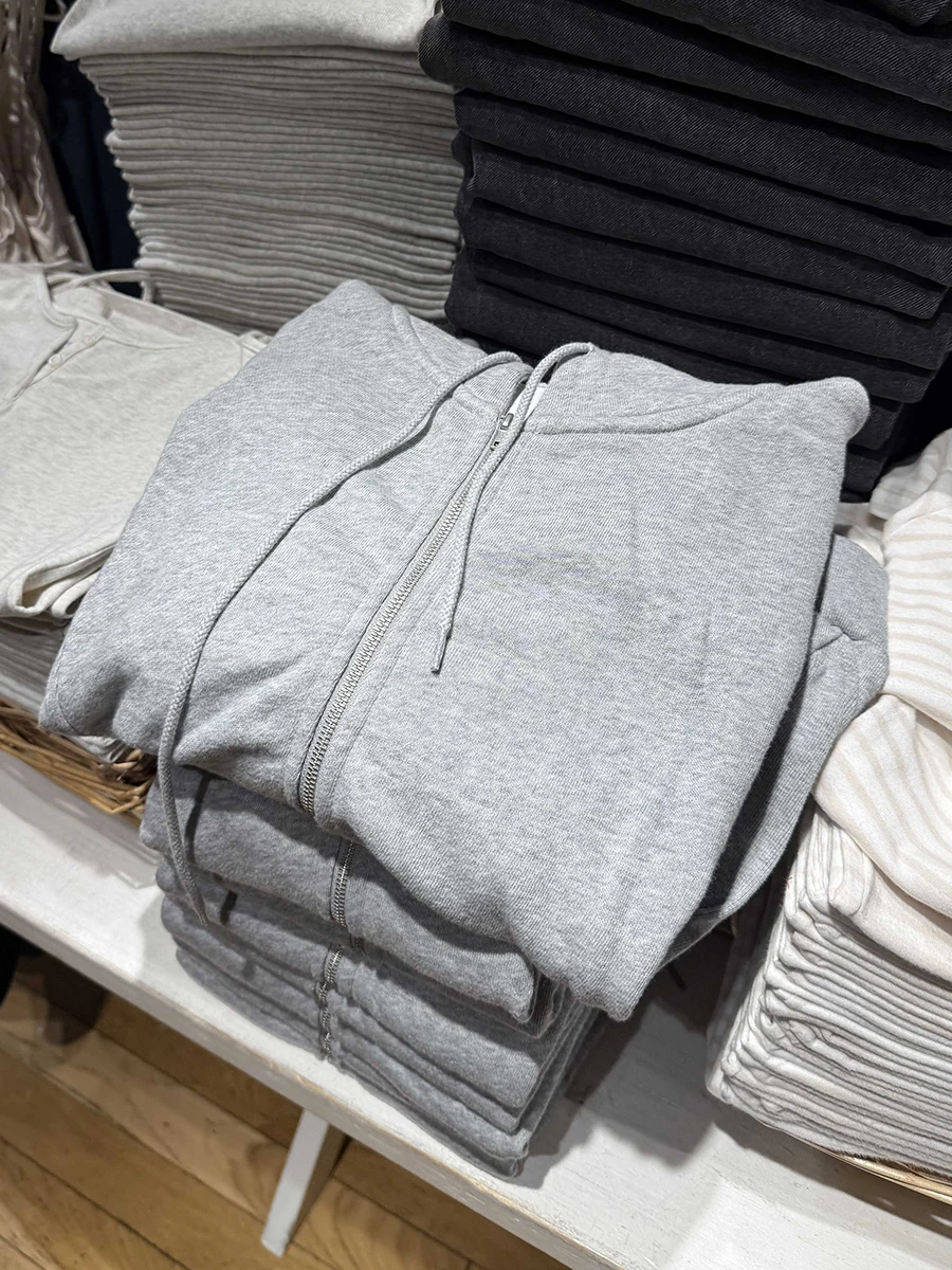 رمادي سليم سستة هوديس المرأة الخريف جديد شيك عادية الرباط هوديي القمم الملابس الحلو Preppy نمط بسيط بلوزات معطف