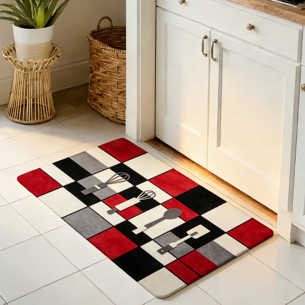 سجادة مطبوعة بنقشة مربعات بالل - مراجعة Aisle Runner White وسعره