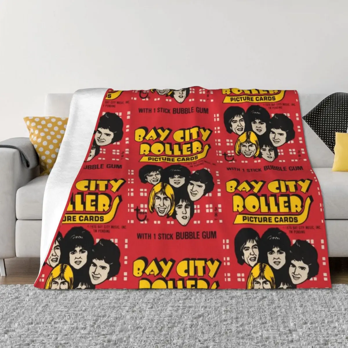 Bay City Rollers - S-A-T-U-R-D-A-Y NIGHT! ! رمي بطانية الأزياء الأرائك تأثيري أنيمي البطانيات للأرائك السرير منقوشة البطانيات #2