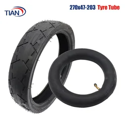 10 Inch 270x47-203 Inner Tube Tire For Baby Carriage Trolley Durable Wearproof Rubber Tyre Cycling Pushchair Accessories Parts