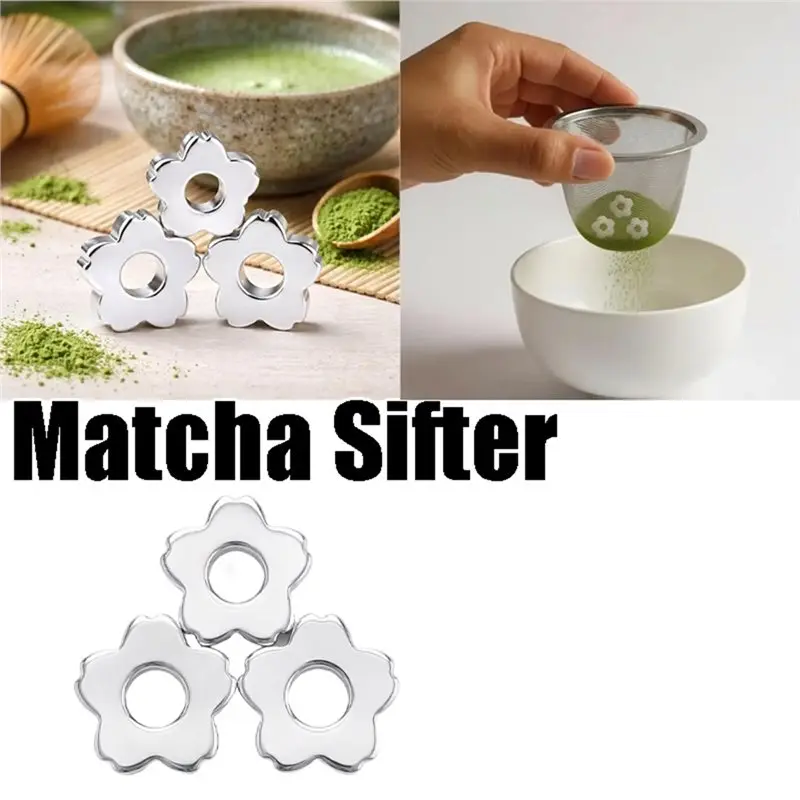 TFORU-Matcha Sifter With Beads - Food-Grade Stainless Steel Anti-Caking Sieve For Clump-Free Matcha