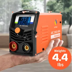 HITBOX MINI Protable 2 in 1 Welding Machine ARC MMA LIFT TIG Welder ARC200D IGBT Inverter LED Digital Display for Home DIY