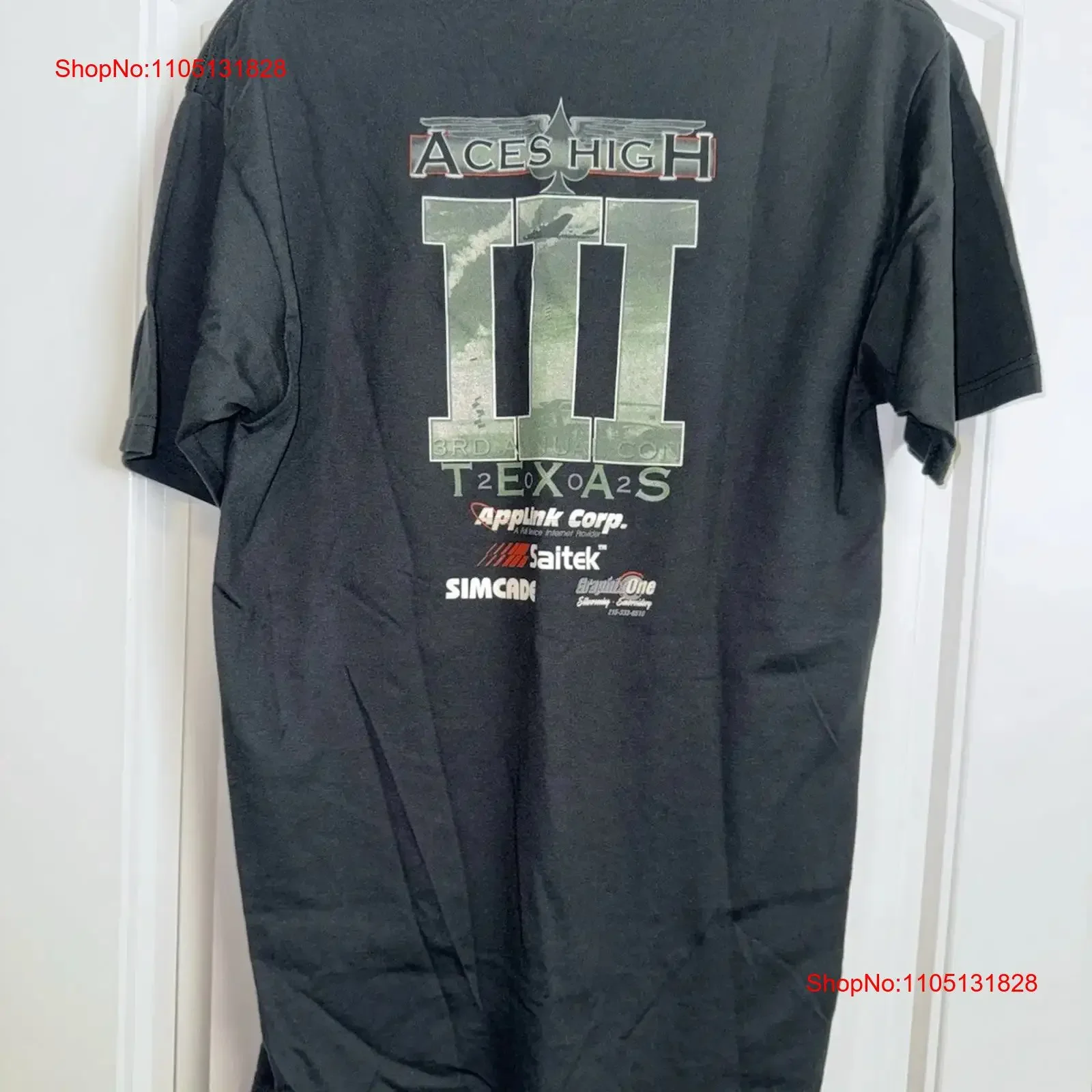 Vintage PC Gaming Flight Simulator Saitek camiseta grande negro vintage lavado streetwear suave transpirable Top para uso diario