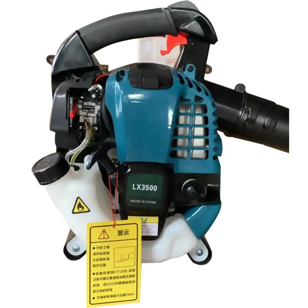 

LX-3500 Четырехтактный рюкзак Снегоочиститель Вентилятор для листьев Лесной портативный ветрогаситель Защита растений