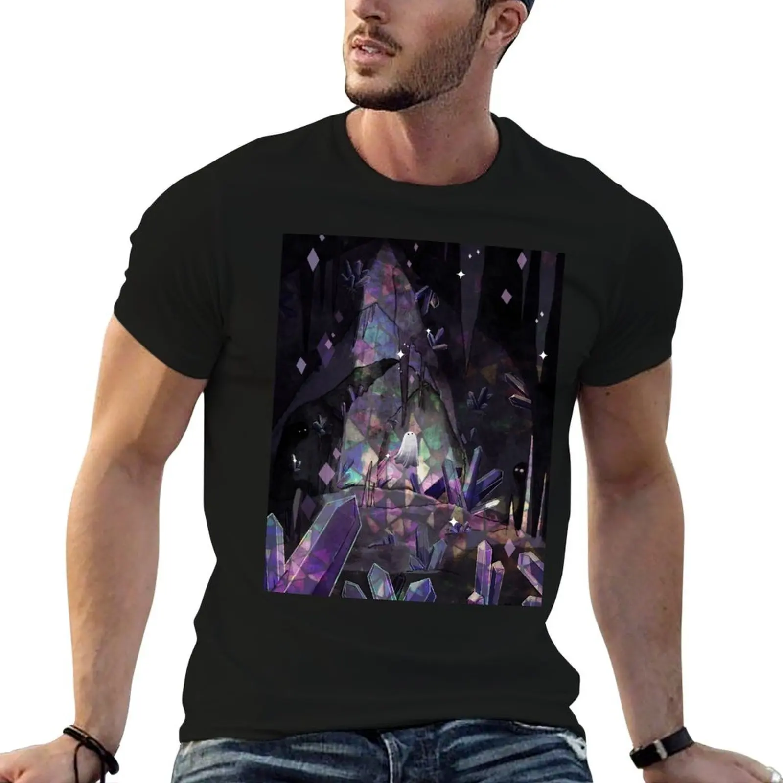 

Crystal cave alt T-Shirt anime clothes sublime men graphic t shirts