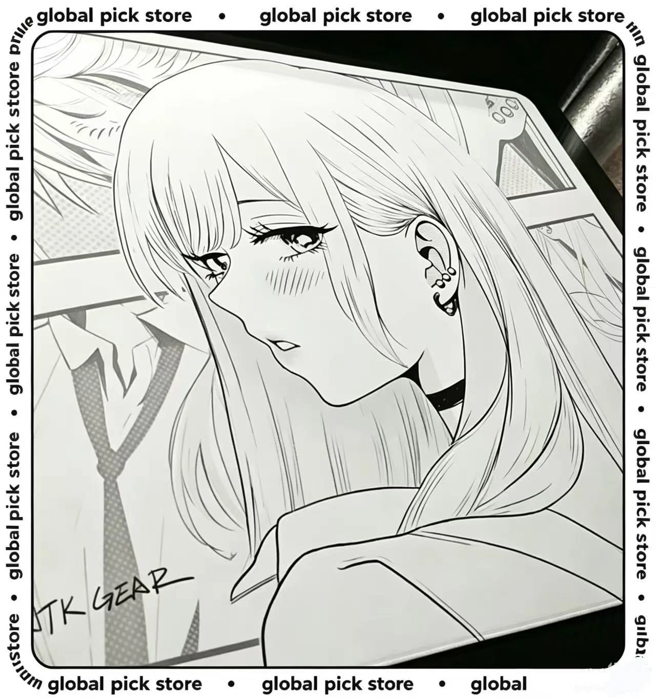 Genuine ATK Dream Anime Large Neutral Mouse Pad  Balanced For FPS Dedicated for Esports Gaming And Office Valorant Inspired Gift