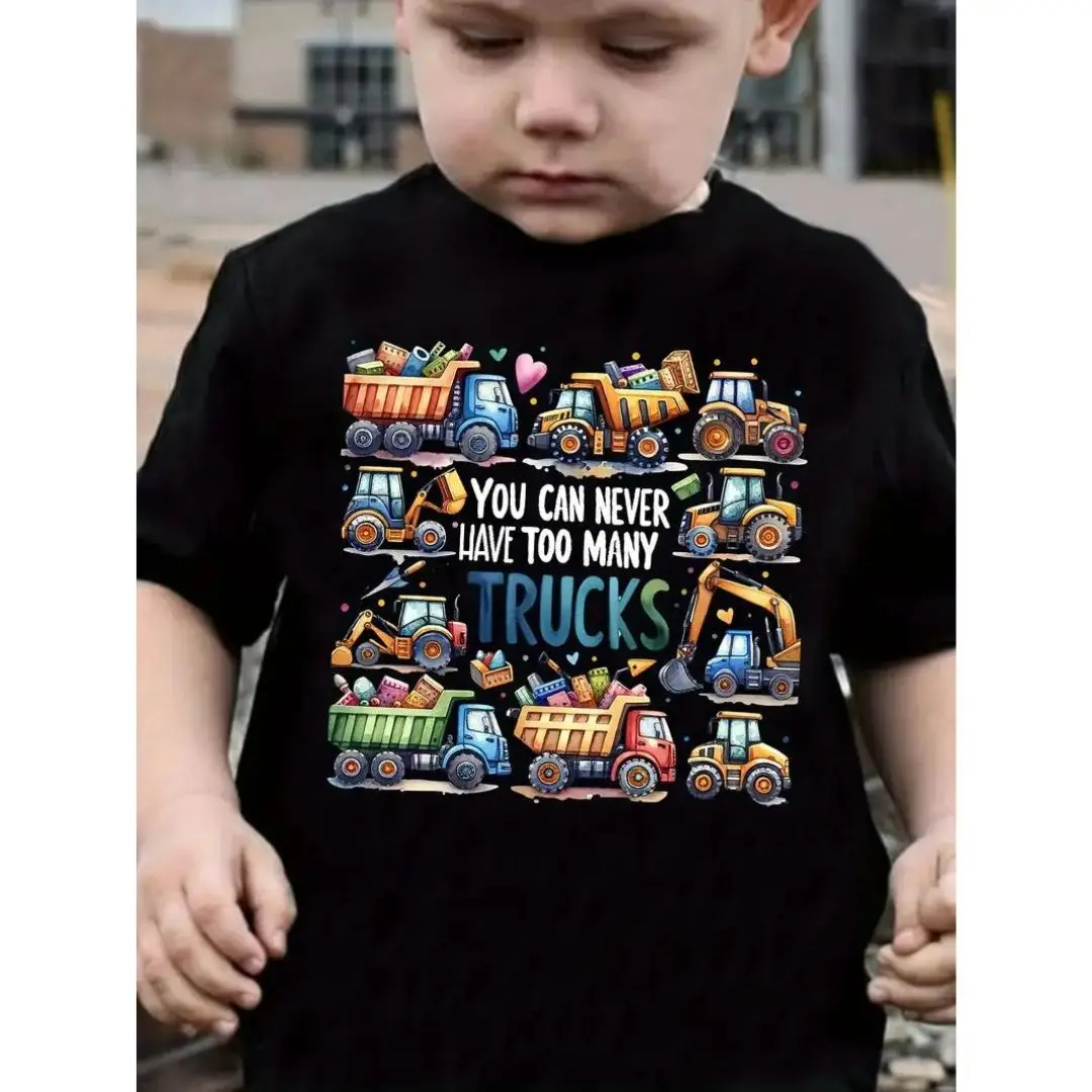 Summer Children Boys cute cartoon print T-shirt Girls' Short sleeved Kids Cartoon T shirts Casual Sports Shirt Comfortable Boy T