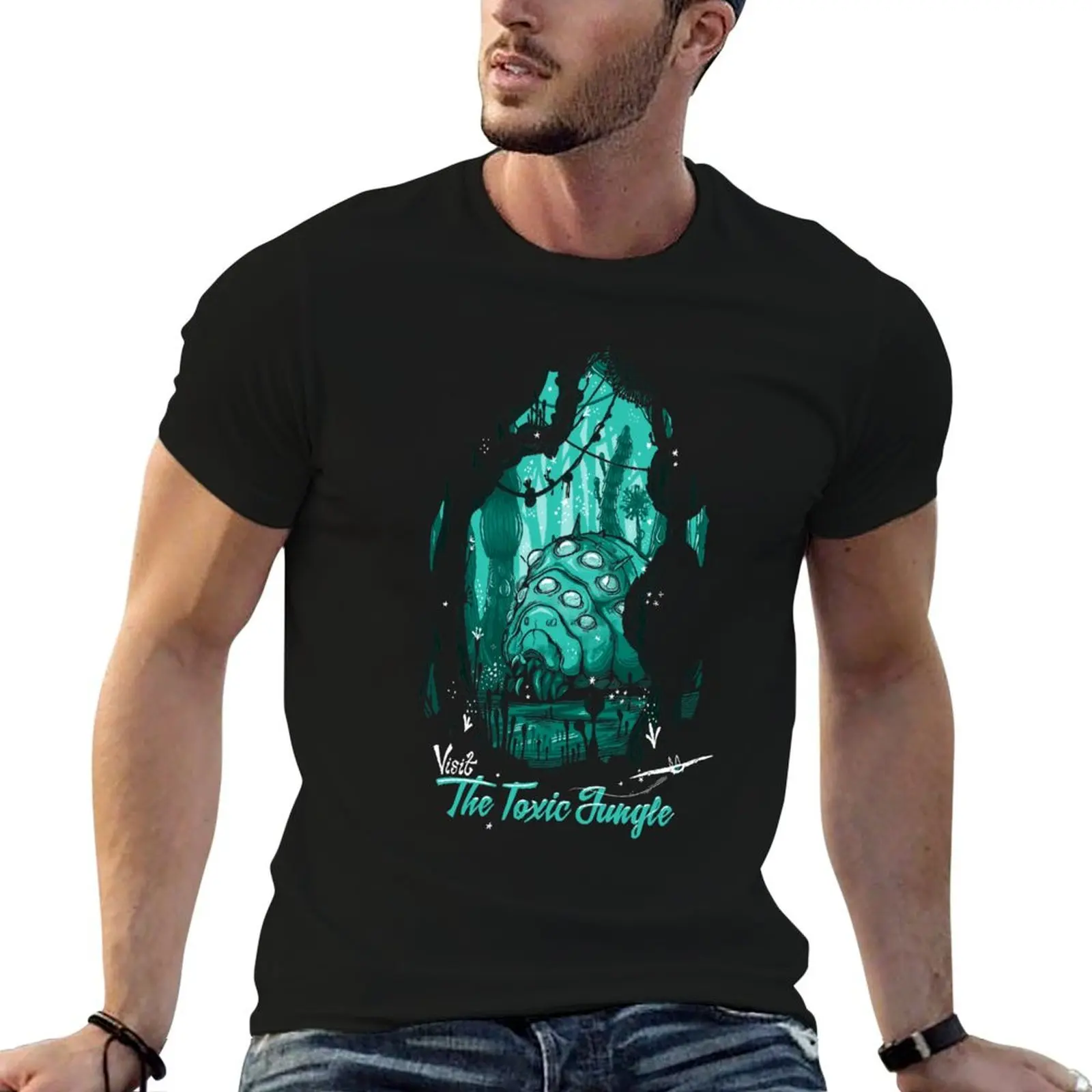 

Toxic Jungle T-Shirt man t shirt graphic man t shirts for men casual T-Shirt
