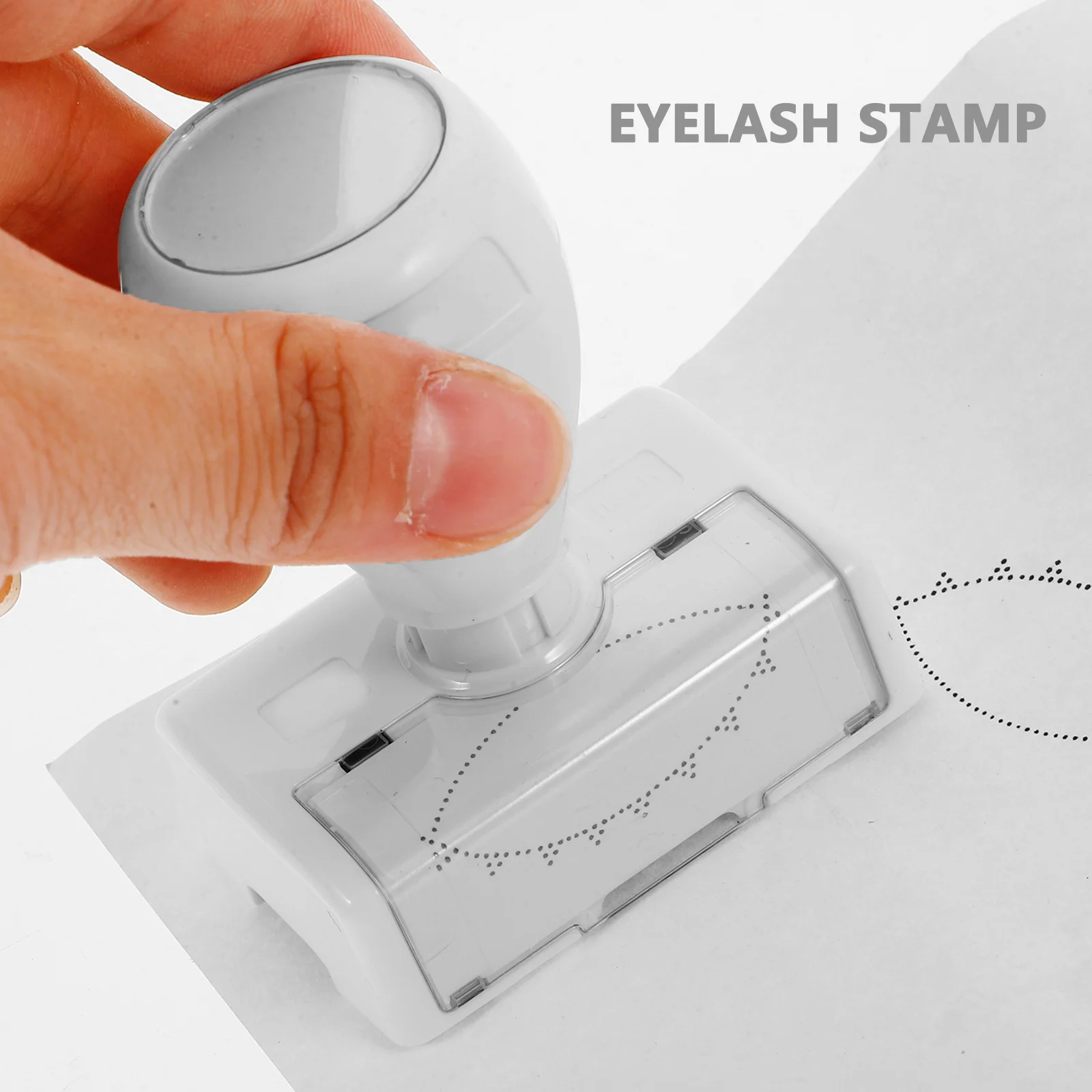 Sello de práctica de pestañas inferiores, asistente de pestañas postizas reutilizable, herramienta de maquillaje de extensión de pestañas duradera, sellos de pestañas