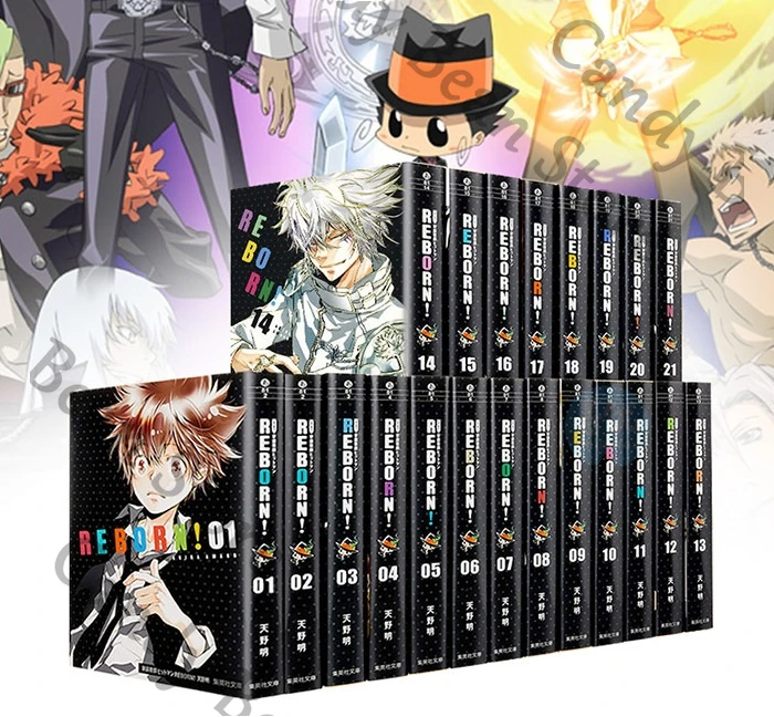 

Оригинальный аниме-комикс HITMAN REBORN Reborn Byakuran·Gesso для косплея, японский комикс, 1-21 том, сборник мультяшных историй, подарок