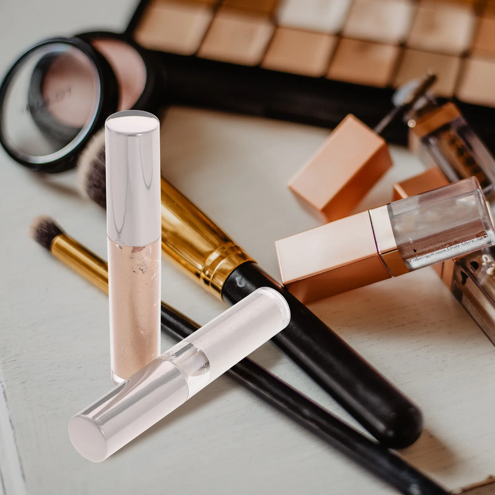 2 szt. Błyszczący cień do powiek w płynie, brokatowy rozświetlacz, długotrwały, żywe kolory, makijaż na urodziny, imprezę taneczną, studniówkę