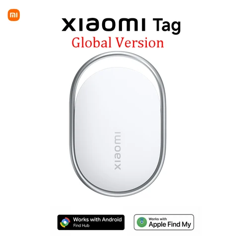 Imagen 1 del producto Dispositivo antipérdida Xiaomi Tag con Bluetooth 5.4, clasificación IP67 a prueba de agua, compatible con Google Find Hub o Apple Find My.