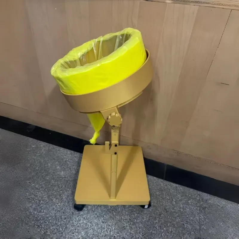 Foldable Kitchen Garbage Bag Holder Stand Plastic Waste Bin Storage Rack For Home Organization Floor Standing Trash Bag