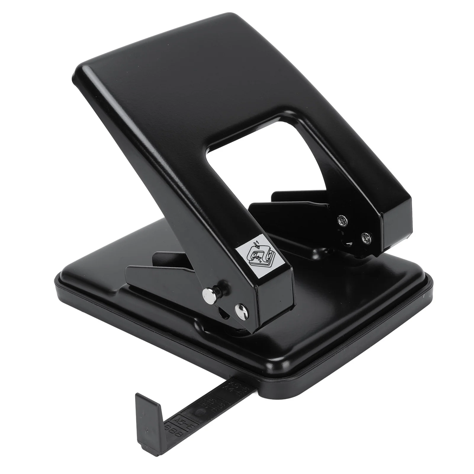 2 Hole Punch 6mm Diameter 80mm Spacing 12mm Paper Feed 40 Sheet Capacity Labor Saving Hole Puncher